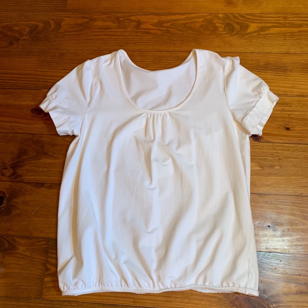 White short sleeved summer top
